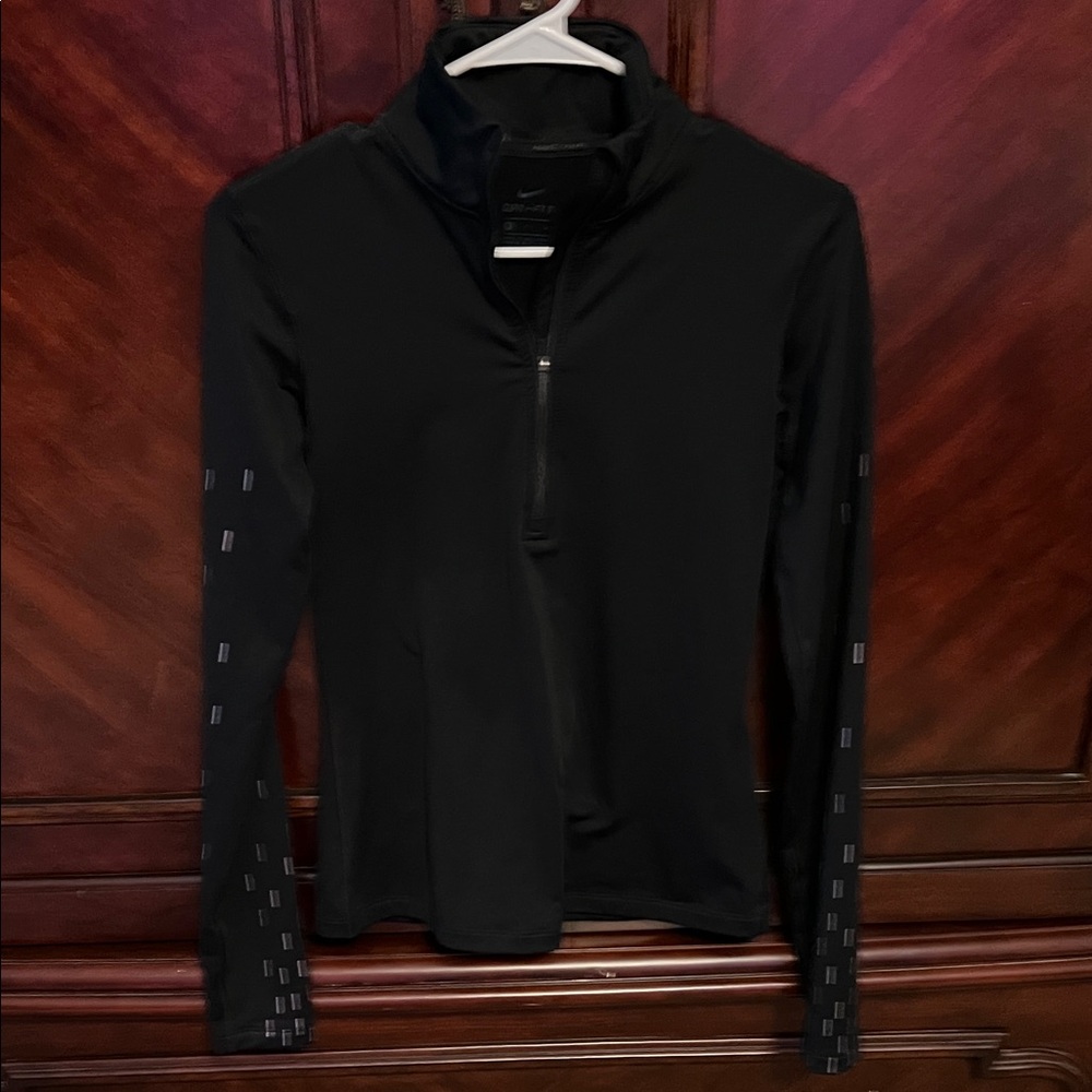 Nike Black Zip-Up Sports Top